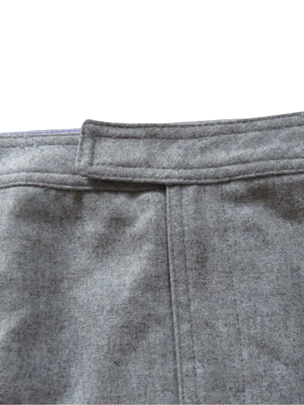 J Crew Skirt Wool Blend 8 Gray Lined Office Work Classic Preppy Professional